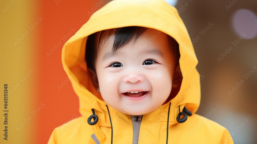 Happy asian baby Happy asian baby