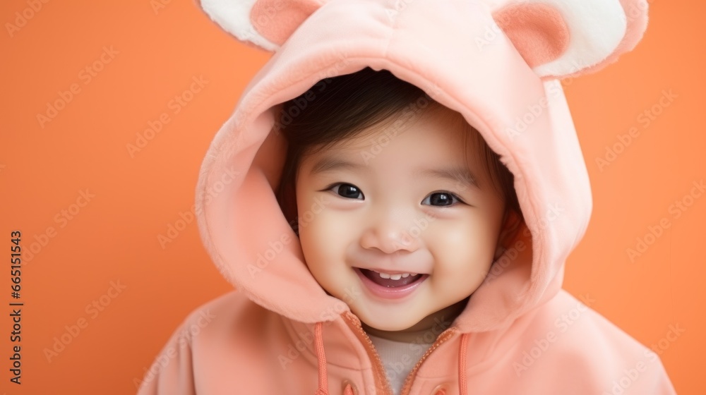 Happy asian baby Happy asian baby