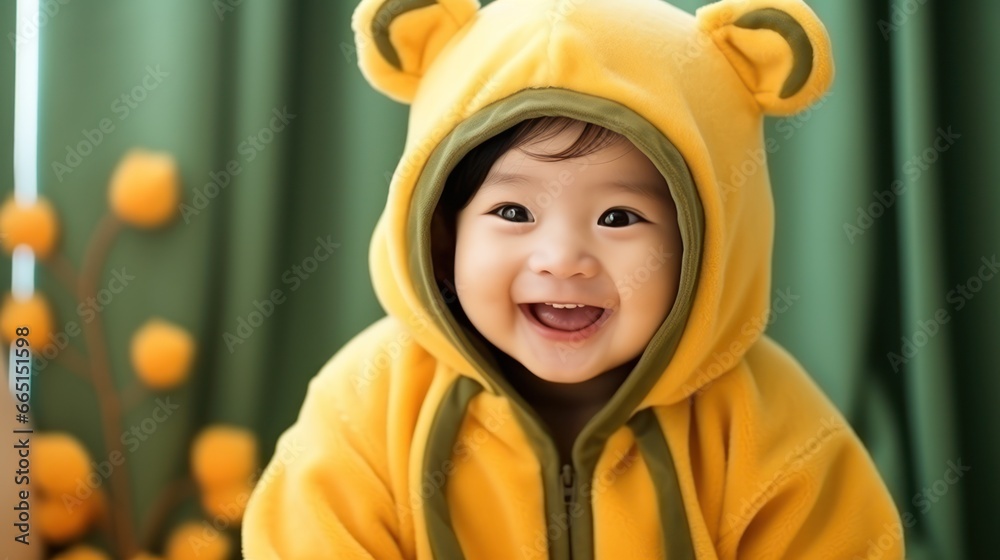 Happy asian baby Happy asian baby