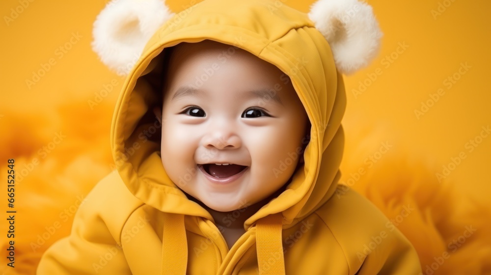 Happy asian baby Happy asian baby