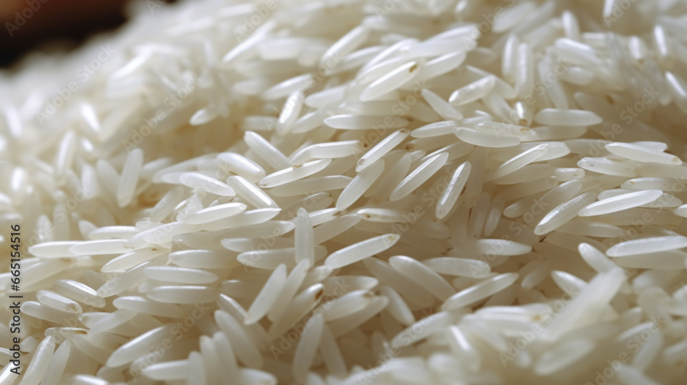 Gros plan sur du riz. Bol de riz. Féculent, céréales, nourriture. Pour conception et création graphique. Gros plan sur du riz. Bol de riz. Féculent, céréales, nourriture. Pour conception et création graphique.