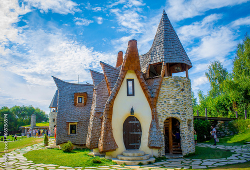 the clay castle from Valea Zanelor, Romania photo