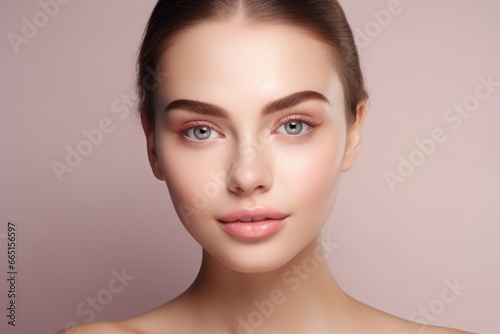 Young woman with perfect skin