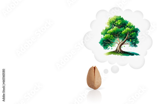 Dream big, aspire to succeed and reach for the sky. Seeds of your thoughts will blossom into a tree of success.