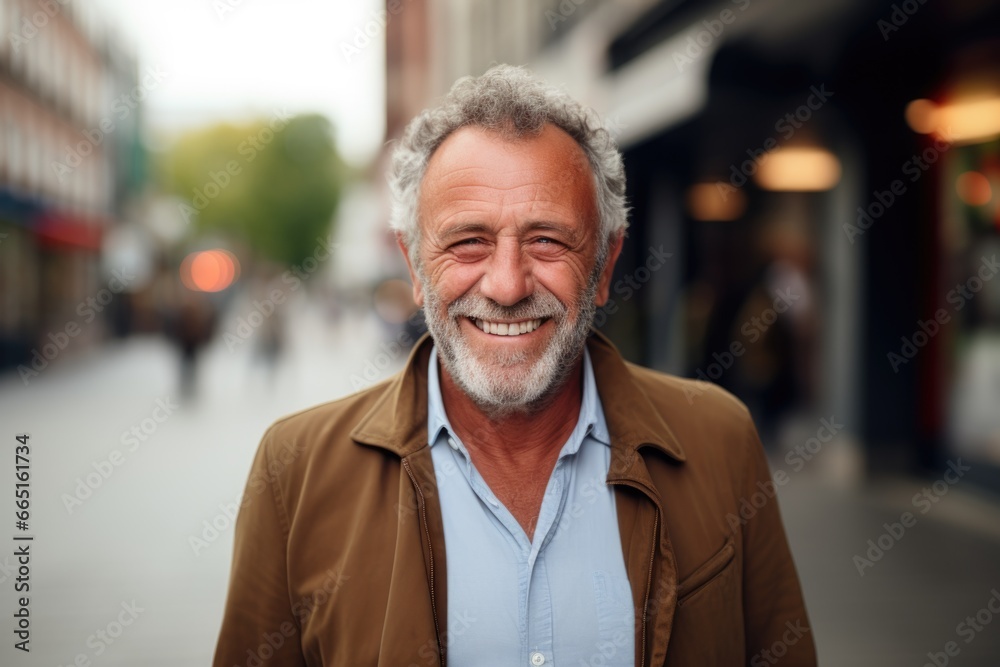 Portrait of a senior businessman in the city Portrait of a senior businessman in the city
