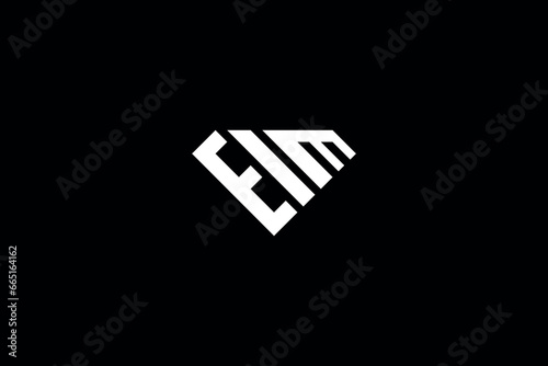 EIM letter logo creative vector template