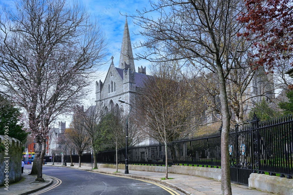 St. Patrick's Cathedral, Dublin, Ireland, view from the south St. Patrick's Cathedral, Dublin, Ireland, view from the south
