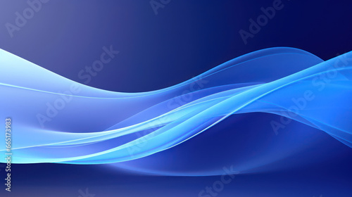Blue abstract modern wave as wallpaper background illustration
