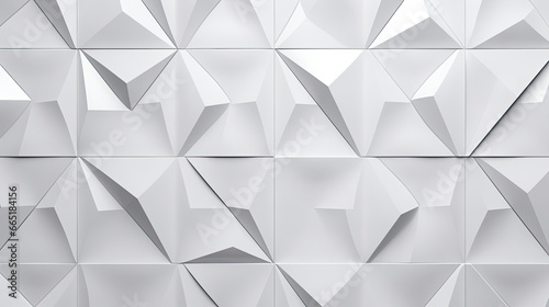 Abstract white triangle background