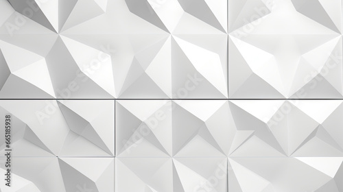 Abstract white triangle background