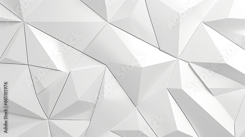 Abstract white triangle background © Farnaces