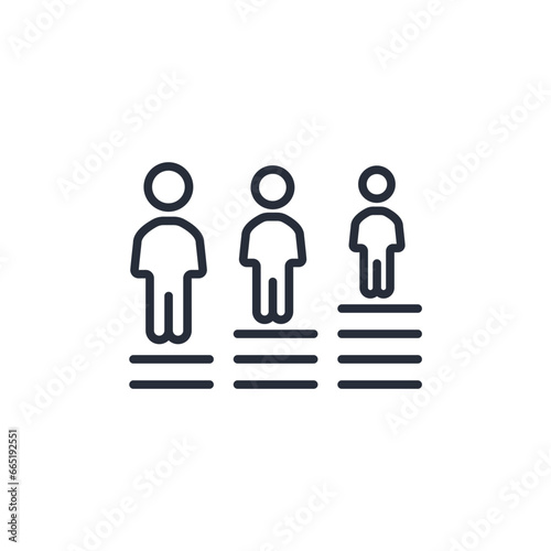 equity icon. vector.Editable stroke.linear style sign for use web design,logo.Symbol illustration.