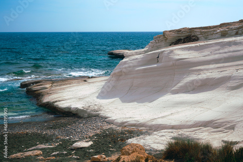 White stones Limassol, the sea and water