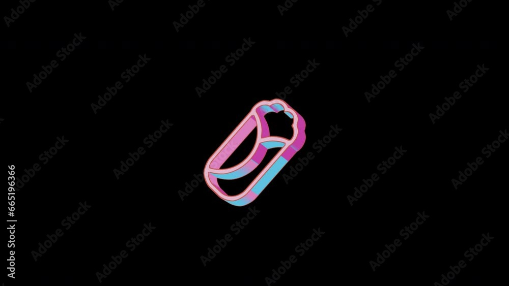 Bright burrito icon is jumping merrily. Retro style. Alpha channel black. Looped from frame 120 to 240, Alpha BW at the end Bright burrito icon is jumping merrily. Retro style. Alpha channel black. Looped from frame 120 to 240, Alpha BW at the end