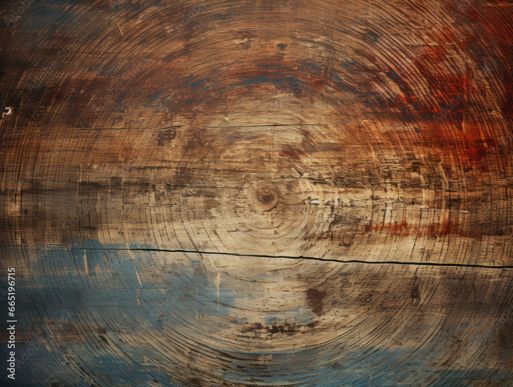 Naklejka premium Dirty wood-paneled background