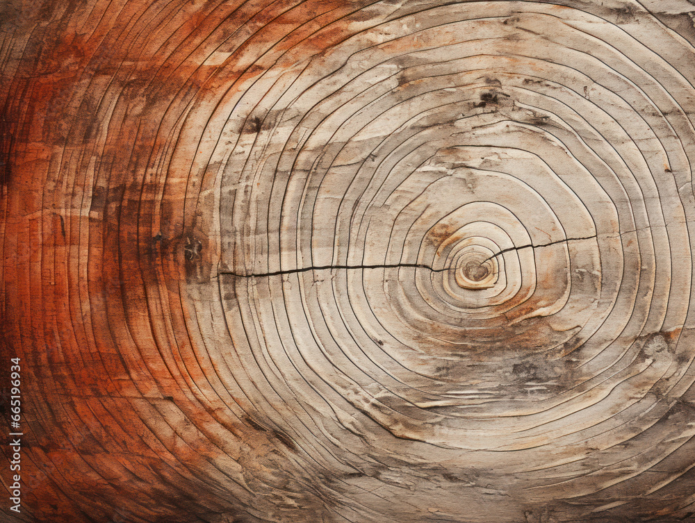 Fototapeta premium Dirty wood-paneled background
