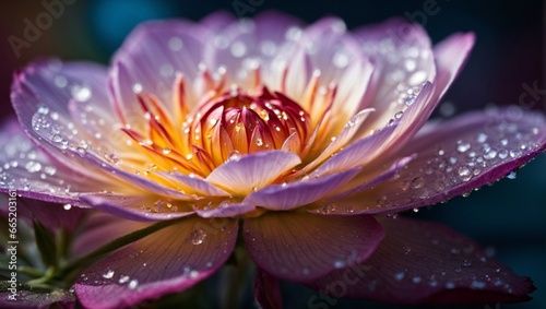 Ethereal Beauty: Dew-Kissed Flower © Matias