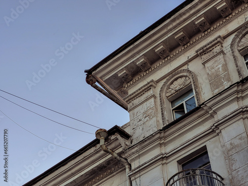 Facade of the building