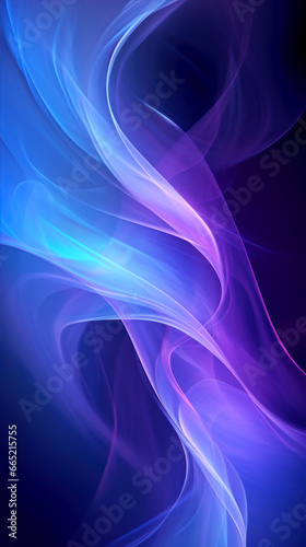 abstract background with blue and purple waved lines for brochure, website, flyer design