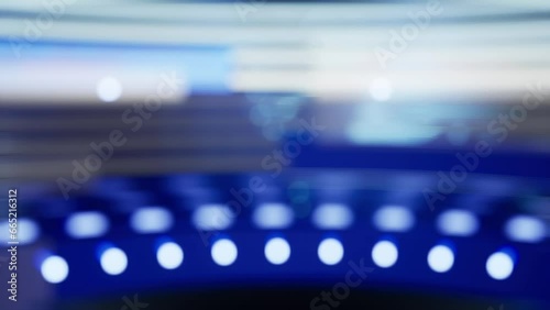 Background for TV news broadcast. Virtual studio background