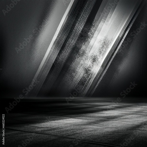 Dust and scratches design. Aged photo editor layer. Black grunge abstract background. Copy space.