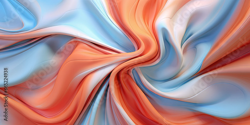 Abstract background with a captivating silk fabric swirl emanating from the center. Mesmerizing artistic concept
