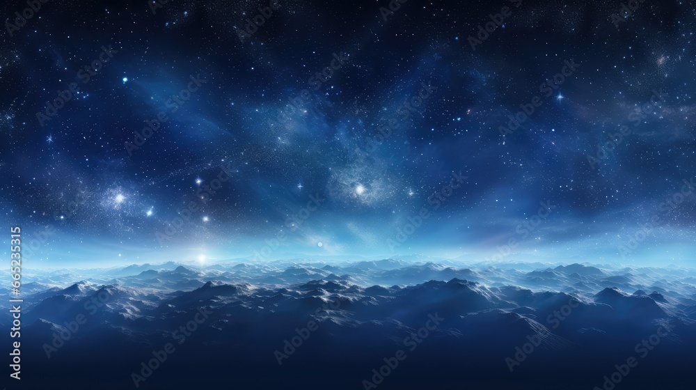 science fiction science and technology starry sky nebula background material