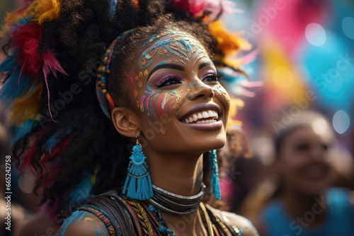 Carnival of colors with festival vibes.