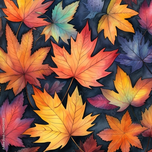 abstract leaf flat background