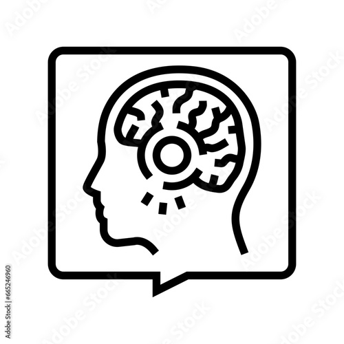 headache diagnosis neurologist line icon vector. headache diagnosis neurologist sign. isolated contour symbol black illustration