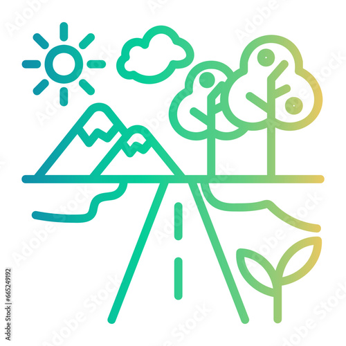 eco tourism icon