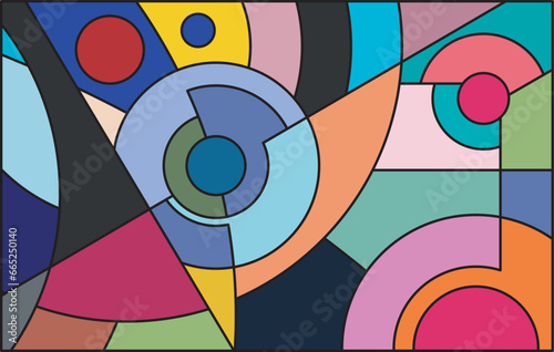 colorful abstract art for wall decoration