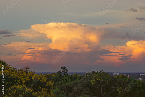 Paraguay nature clouds sunset