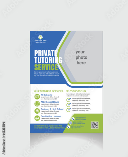 private tutoring flyer