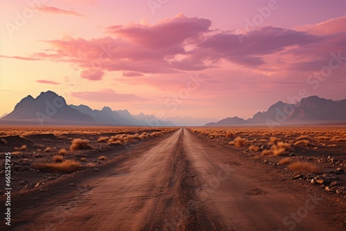 Desert landscapes bathed in pastel twilight.