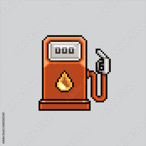 Pixel art illustration gas station. Pixelated gas pump. gas station fuel pump
icon pixelated for the pixel art game and icon for website and video game.
old school retro.