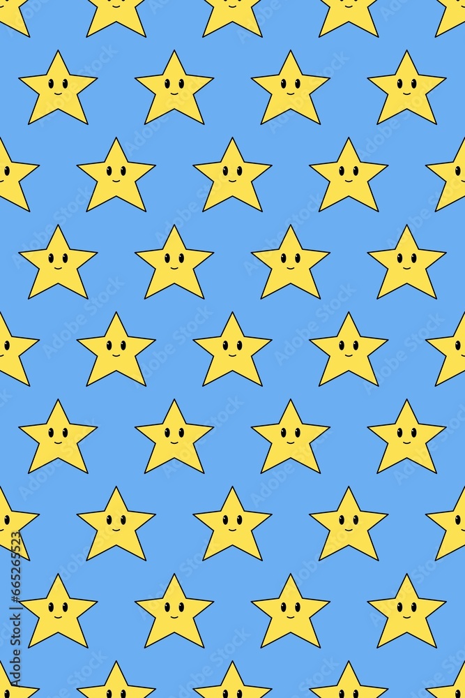 seamless pattern with stars