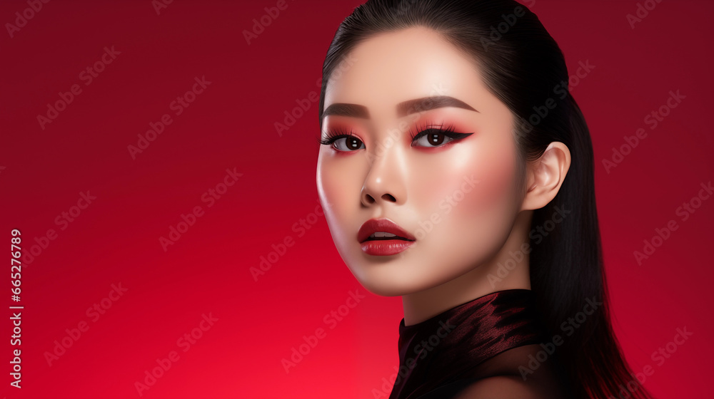 Young Stunning Asian Woman, Good for Cosmetic Advertisement Young Stunning Asian Woman, Good for Cosmetic Advertisement