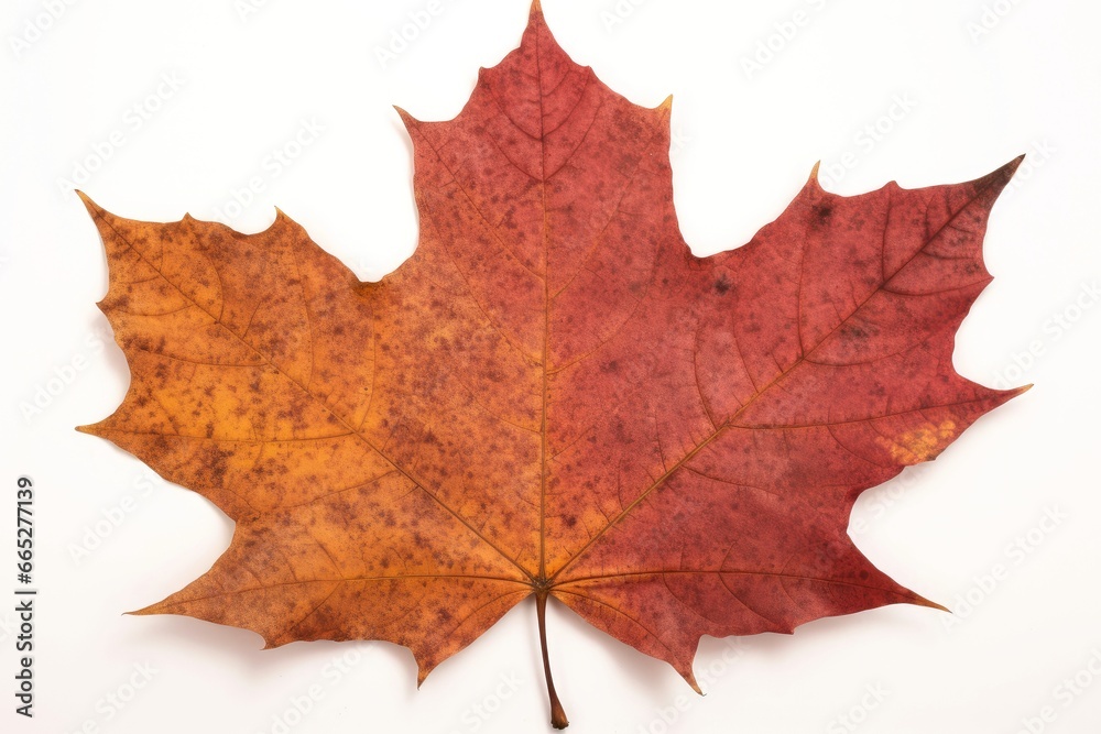 Fototapeta premium Leaf isolated on white background