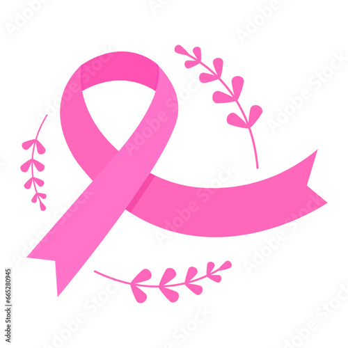 Vector breast cancer awareness month concept