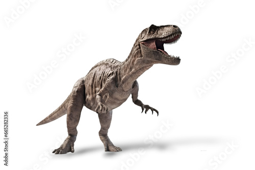 Roaring Tyrannosaurus Rex isolated on transparent background.  © Naige