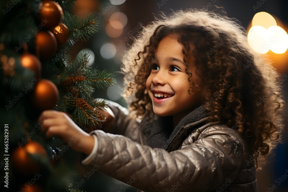 Little child Celebrating christmas Little child Celebrating christmas