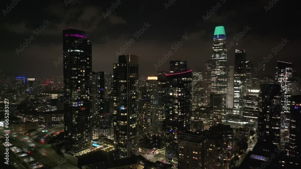 Flying Around San Francisco at Night Flying Around San Francisco at Night