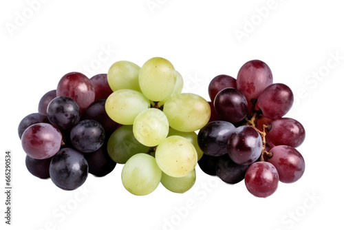 Grapes isolated on transparent background,transparency 