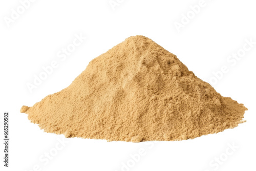 Sand isolated on transparent background,transparency 