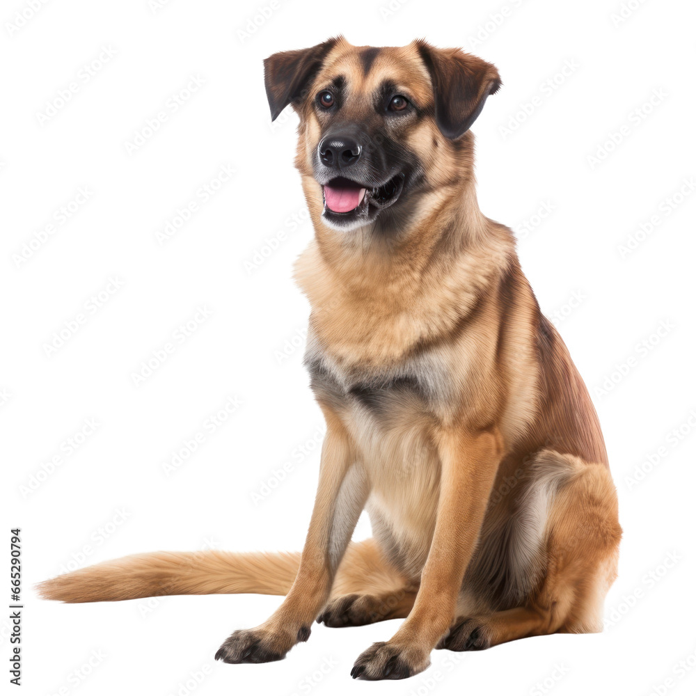 Sarabi Dog or Persian Mastiff isolated on transparent background,transparency 
