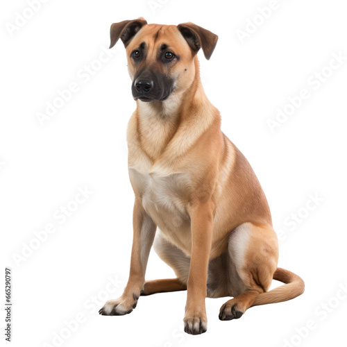 Sarabi Dog or Persian Mastiff isolated on transparent background transparency 
