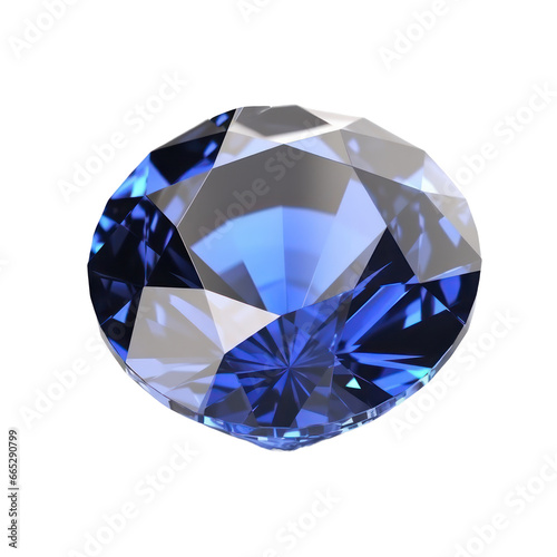 sapphire diamond isolated on transparent background,transparency 