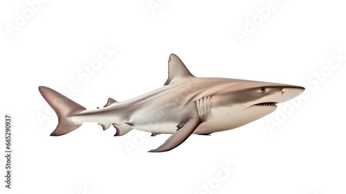 Shark,ocean creature,whole shark isolated on transparent background,transparency 