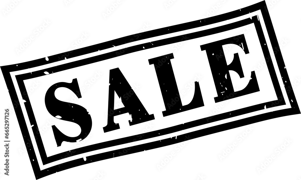 Fototapeta premium Sale square grunge rubber stamp
